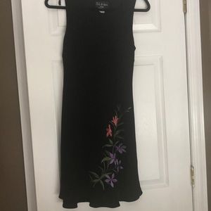 S.L. Fashions Black Petite Dress